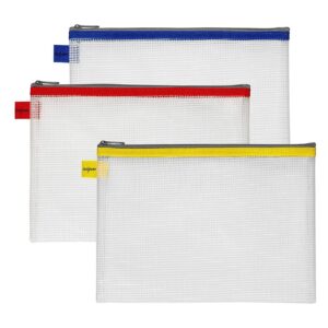 Zippa Mesh Bags - 255mm x 205mm- A5 - colour may vary