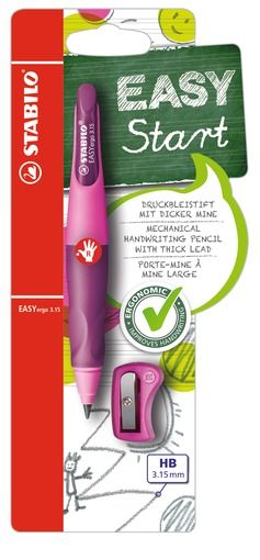 Stabilo EASYergo 3.15 Mechanical Handwriting Pencil Pink - Right
