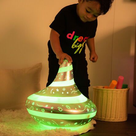 TTS Giant Light and Sound Spinning Top
