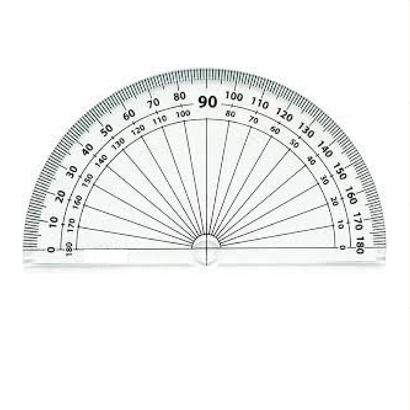 Protractor 0-180 Deg 10cm Acme
