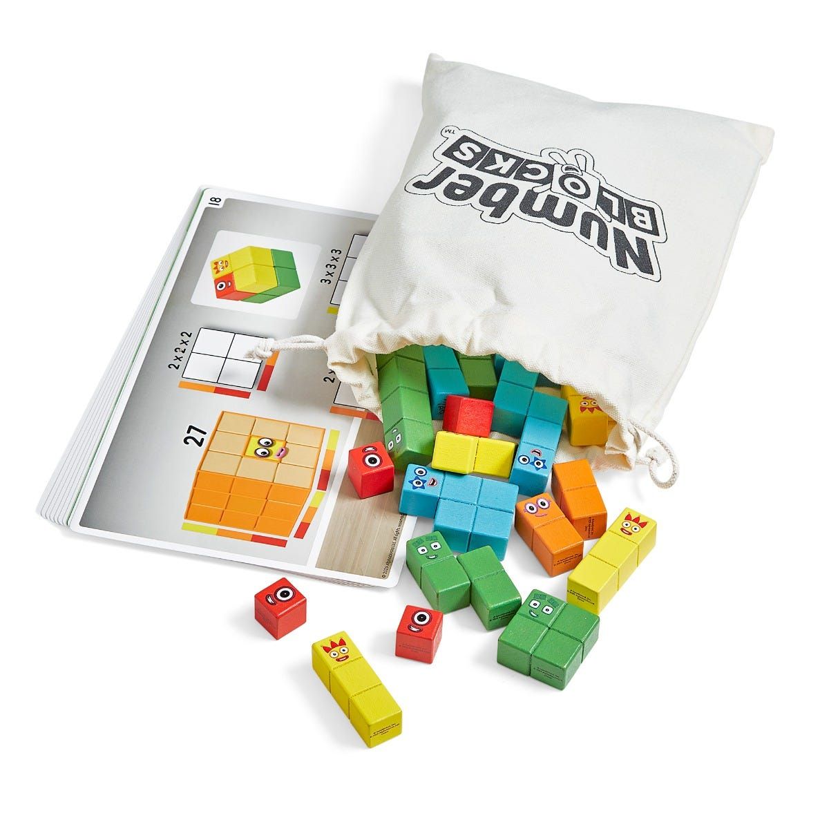 Numberblocks® Wooden Building Blocks Activity Set