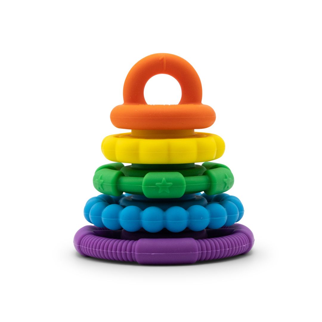 Rainbow Stacker Teethers - Rainbow Bright
