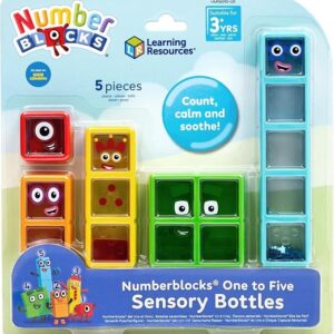 Numberblocks One to Five Sensory Bottles