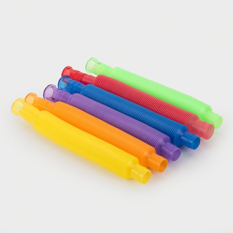 Rainbow Flexi Tubes - Pk 6