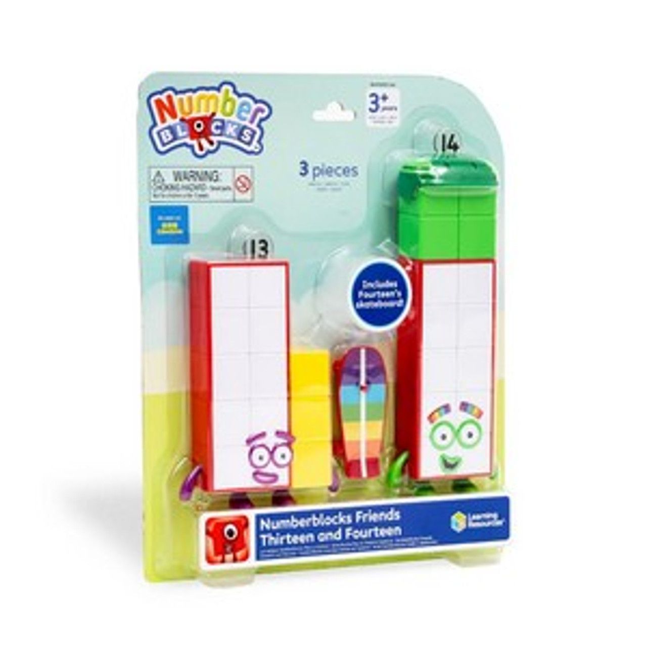 Numberblocks Thirteen and Fourteen Figure Pack
