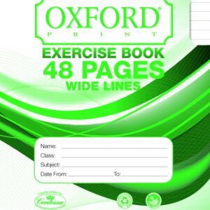 Oxford Exercise Book- 48 pages -wide lines