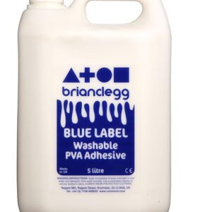 Washable Blue Label Pva Glue 5 Litre by Brian Clegg