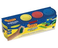 Jovi Soft Dough Pack 3 Jars 125cc Ass - 3 Tubs